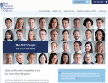 Tablet Screenshot of bestpracticesinpatientcare.com